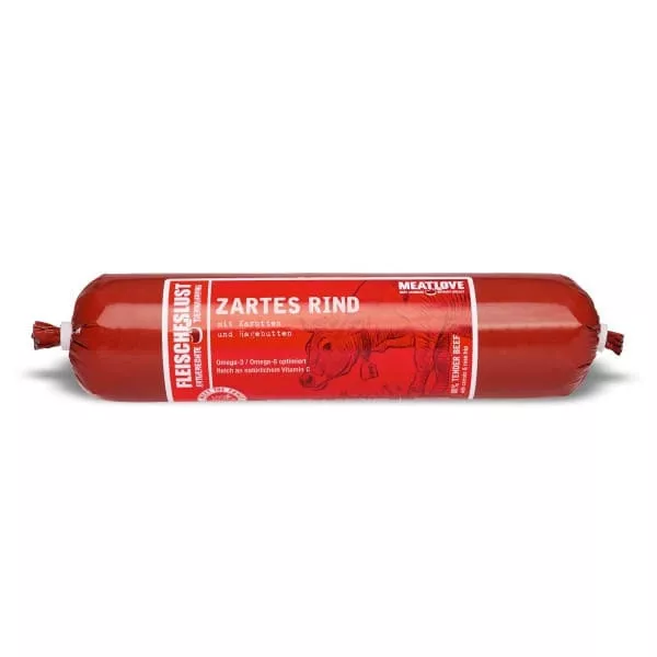 Zartes Rind mit Karotten und Hagebutte 400g